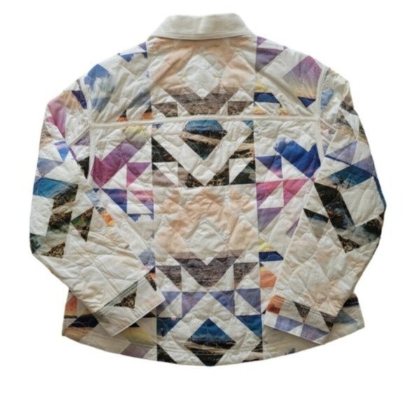 Kerri Rosenthal Quilted Beach Shacket Size XS - Picture 4 of 11
